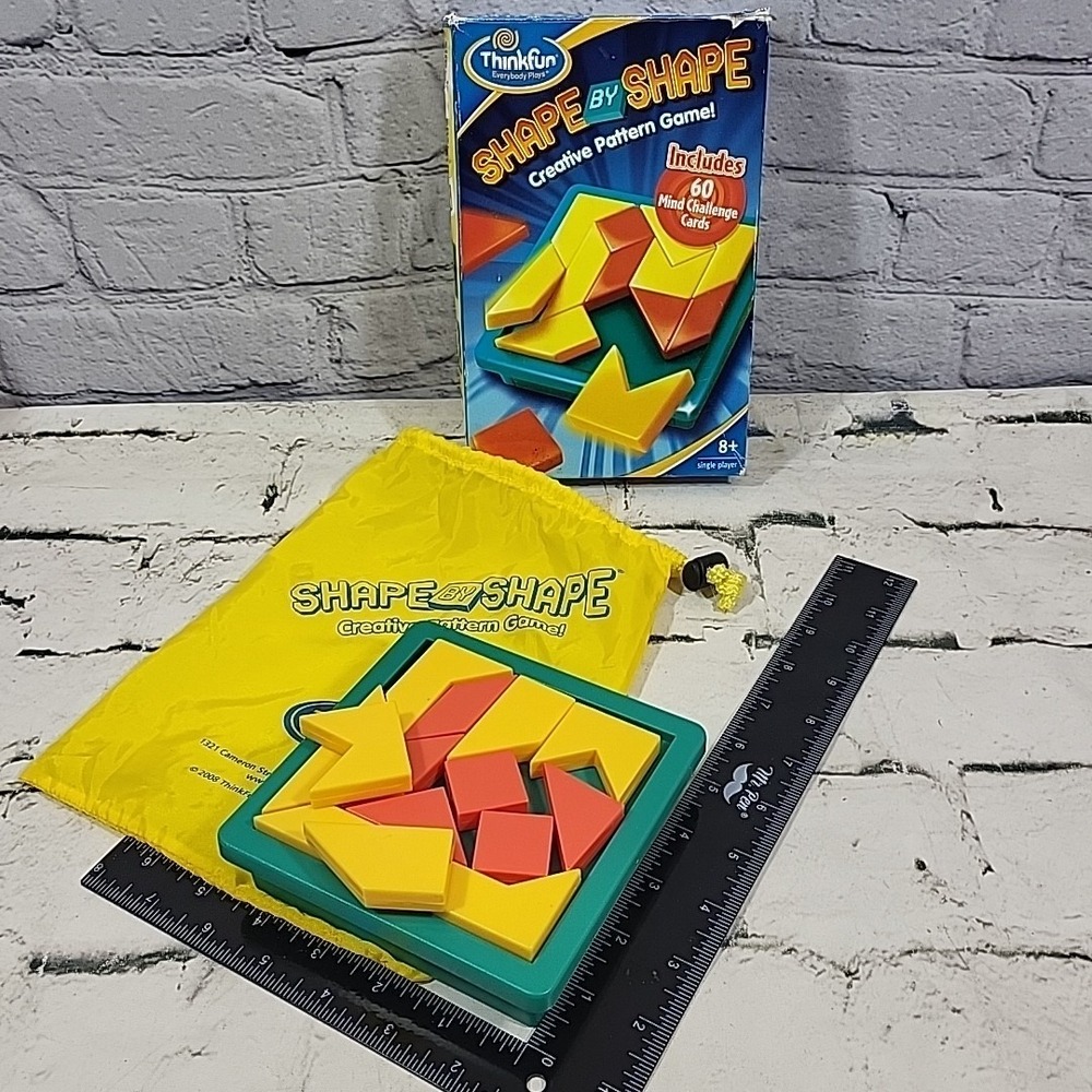 Shape By Shape Creative Pattern Tangram Puzzle Game ThinkFun 2008 - Picture 6 of 6